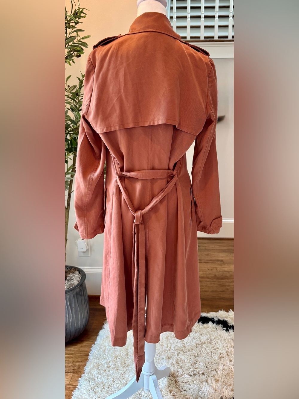 bagatelle Rust-Tone Open Front Layering Jacket-Small - Picture 7 of 13